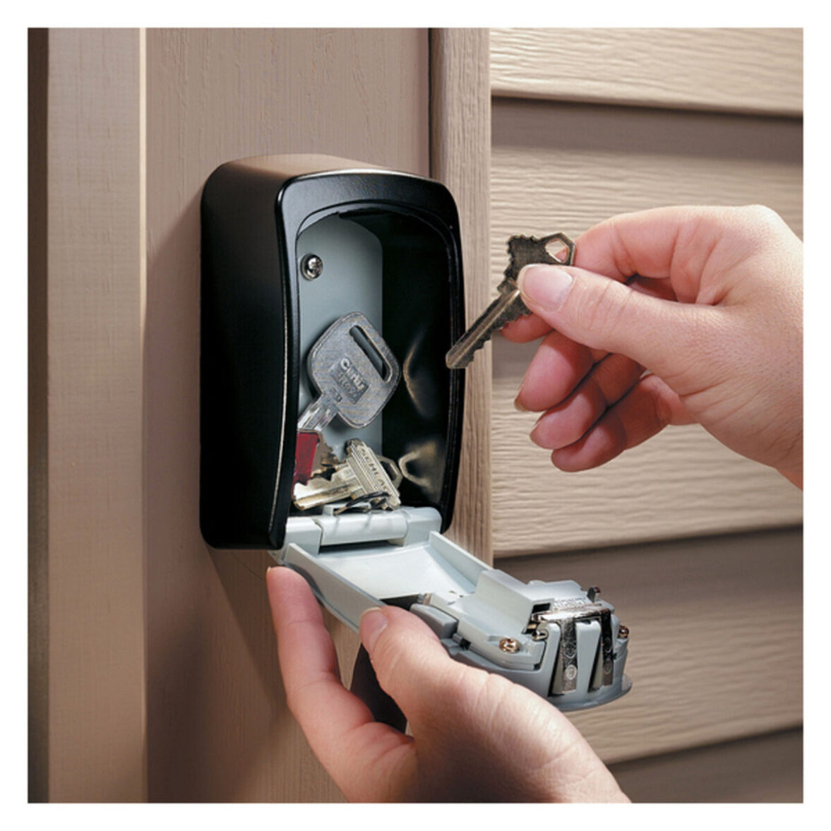 Armario de llaves Master Lock 5401EURD Metal Negro/Gris 8 x 3 x 12 cm - Imagen 3