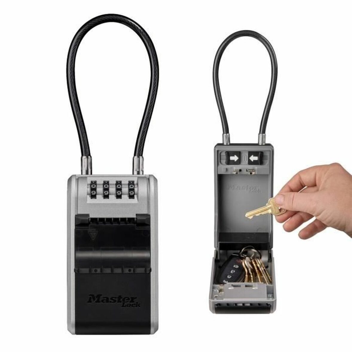 Caja de Seguridad para Llaves Master Lock Para colgar 19,6 x 7,6 x 5,6 cm Aluminio - Imagen 3
