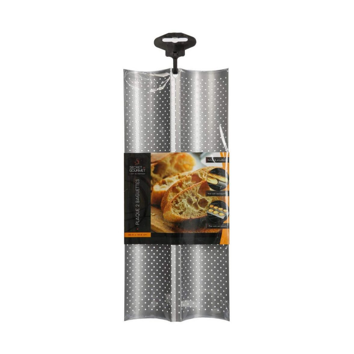 Molde para Baguettes 5five Simply Smart Plateado Aluminio Cromado 38 x 16 cm - Imagen 3