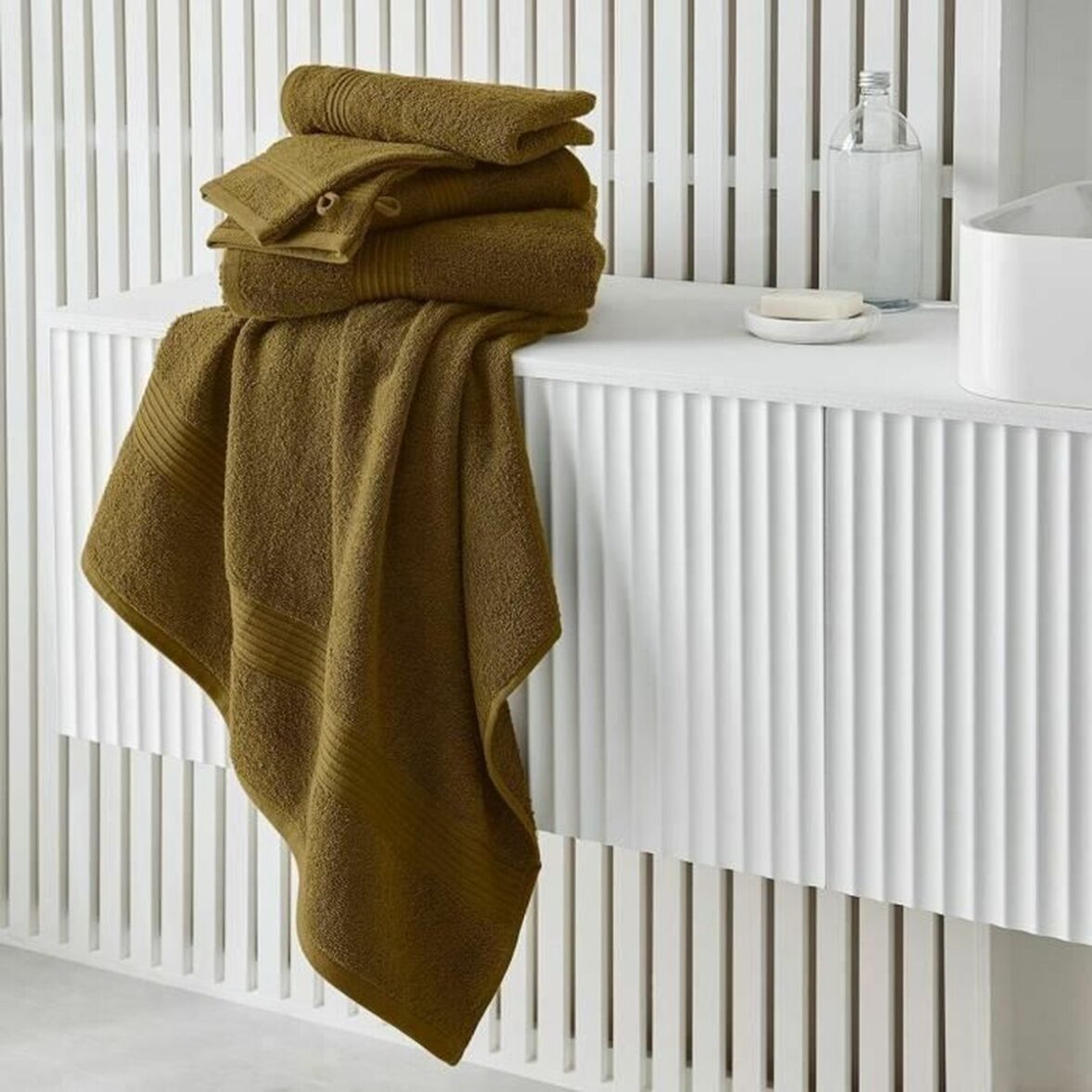 Toalla de baño TODAY Essential Bronce 90 x 150 cm - Imagen 4