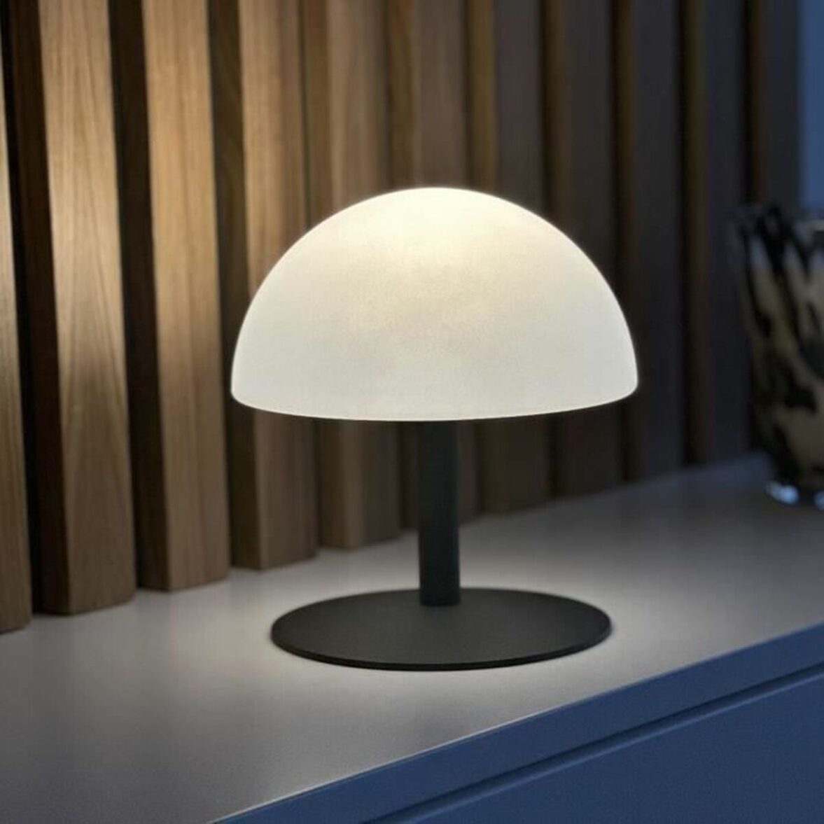 Lámpara de mesa Lumisky Neptune Rock Gris oscuro Plástico - Imagen 3