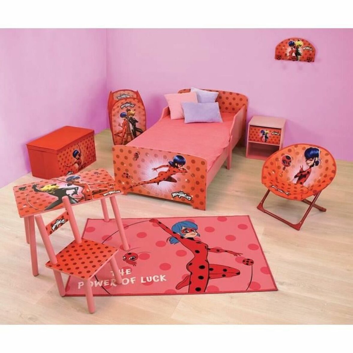 Mesita de Noche Fun House Miraculous Ladybug 36 x 33 x 30 cm - Imagen 3