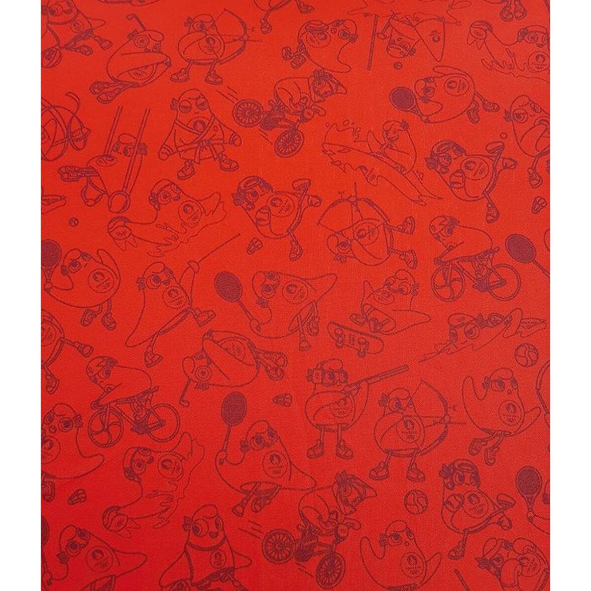 Sillón Infantil Fun House Paris 2024 Olympic Games Blanco Rojo - Imagen 4