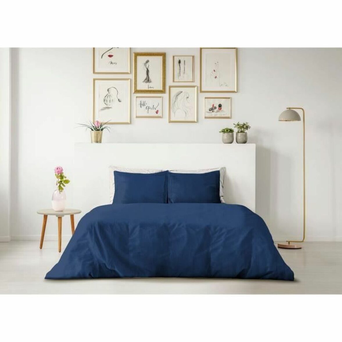 Funda Nórdica Lovely Home Azul oscuro 220 x 240 cm - Imagen 3