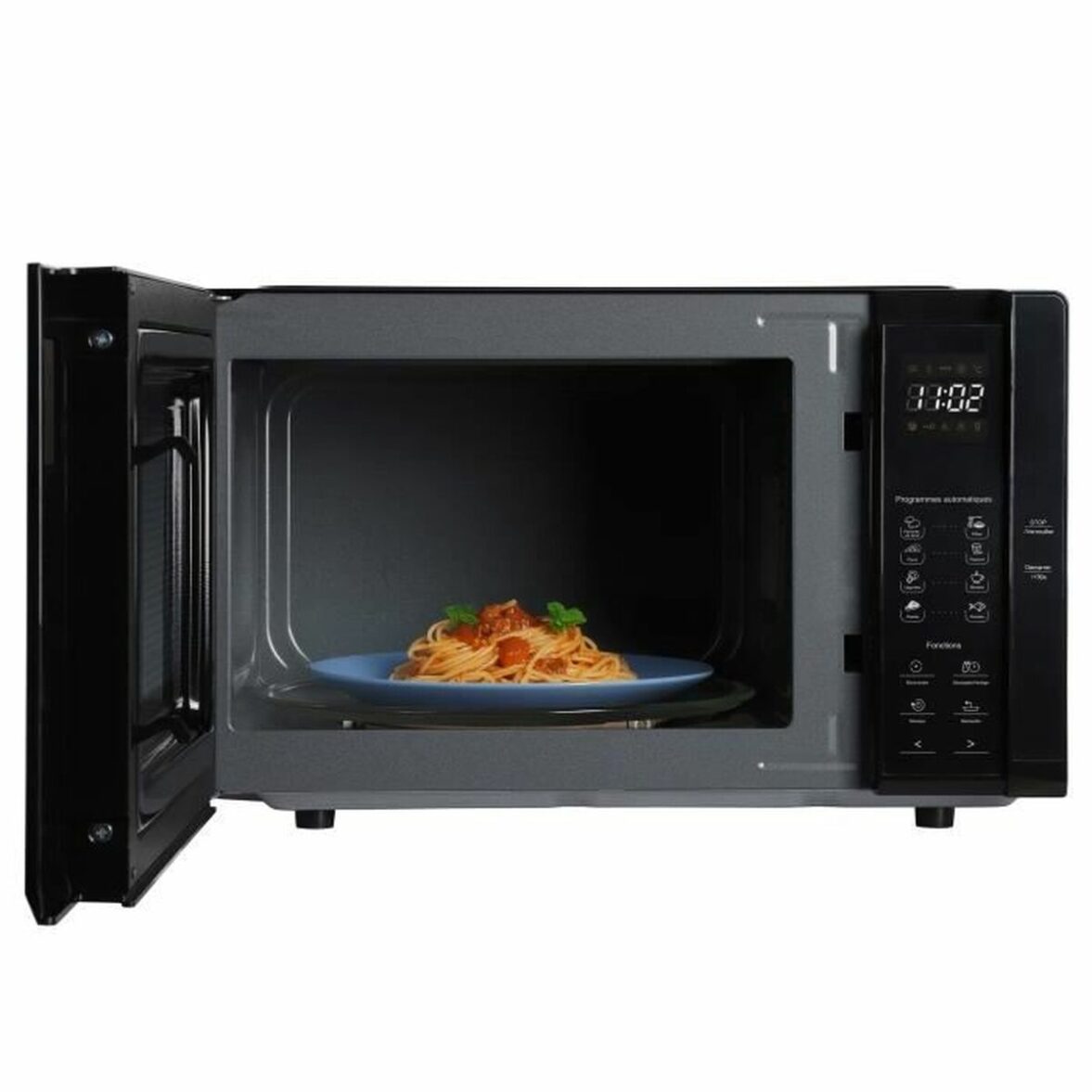 Microondas Continental Edison CEMO23B Negro noir 1280 W 23 L - Imagen 3