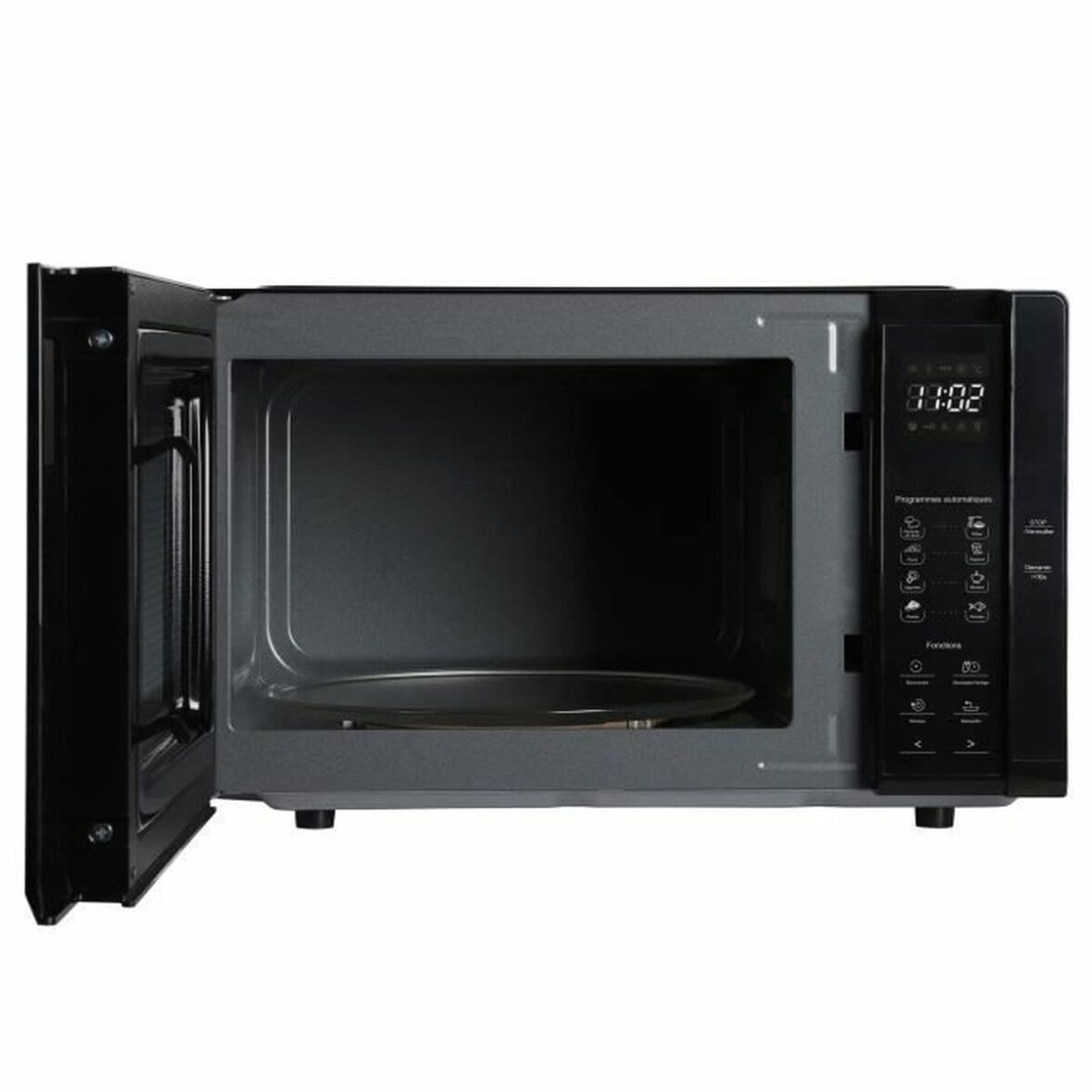 Microondas Continental Edison CEMO23B Negro noir 1280 W 23 L - Imagen 4