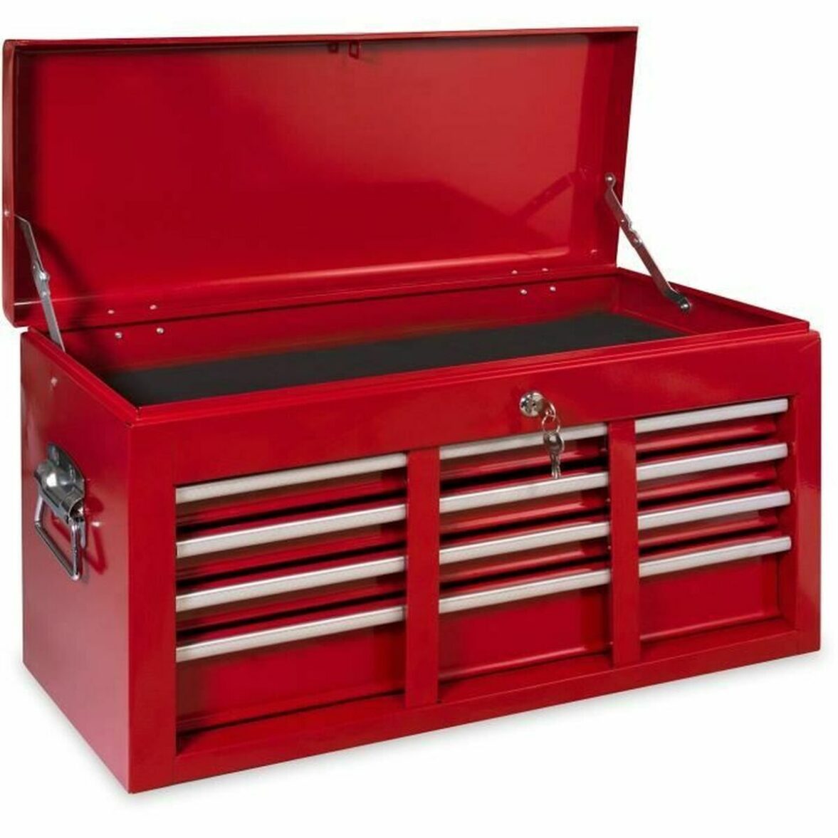 Cajonera para herramientas Defpro Rojo Con llave Metal 6 cajones - Imagen 3