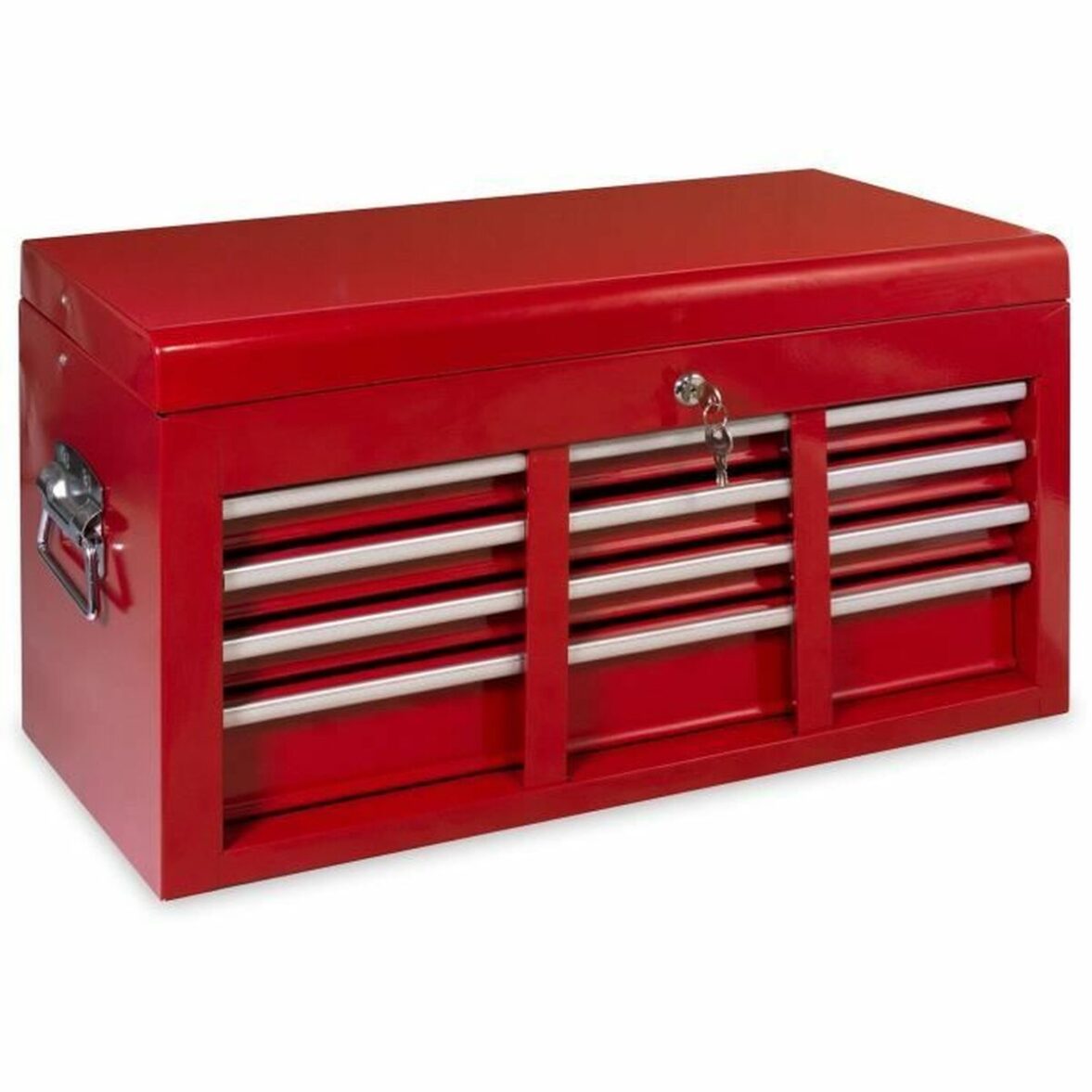 Cajonera para herramientas Defpro Rojo Con llave Metal 6 cajones - Imagen 4