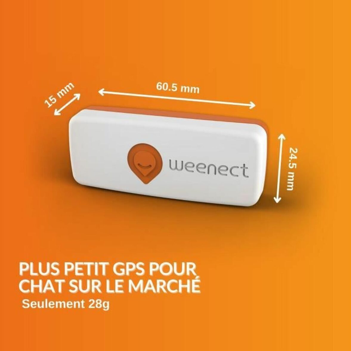 Localizador Antipérdida Weenect Weenect XS GPS Gato Blanco - Imagen 3