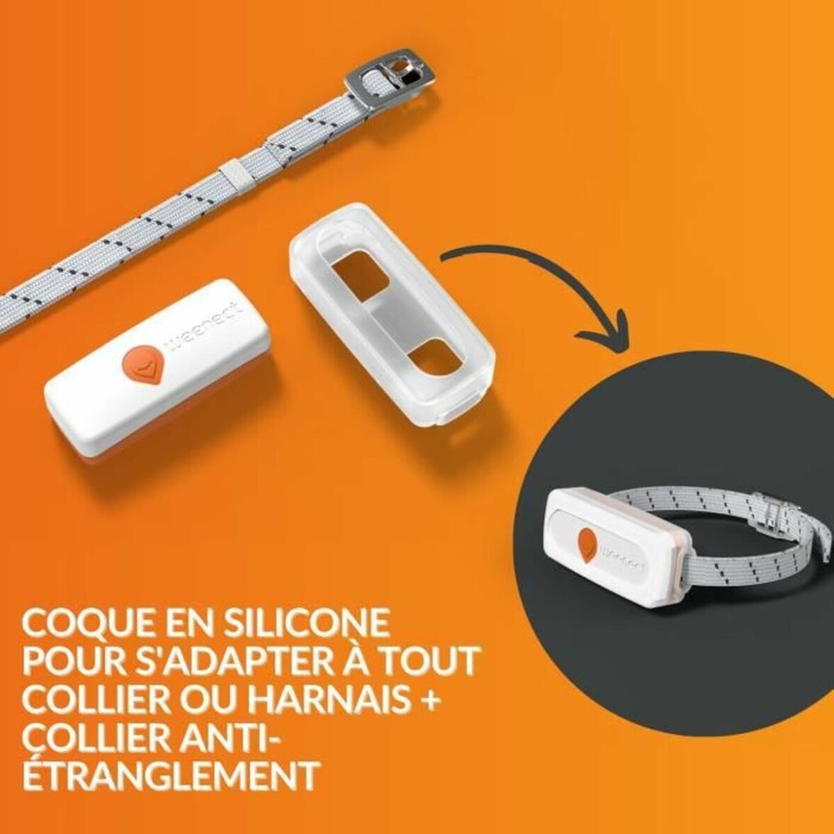 Localizador Antipérdida Weenect Weenect XS GPS Gato Blanco - Imagen 4