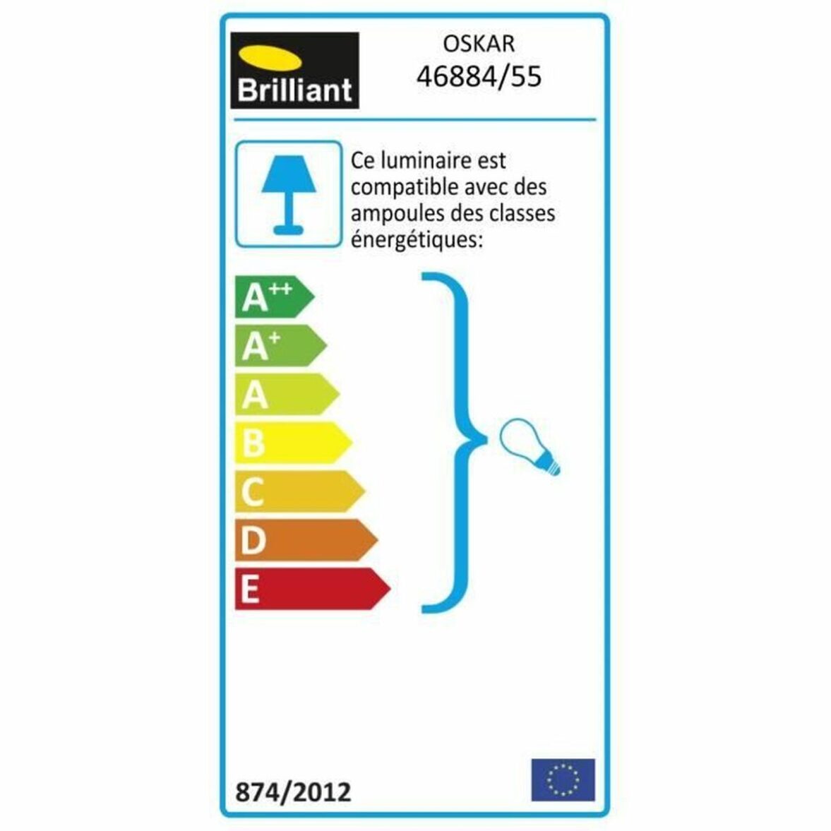 Bolardo luminoso LED Brilliant Oskar Marrón 51 cm Metal 20 W - Imagen 6
