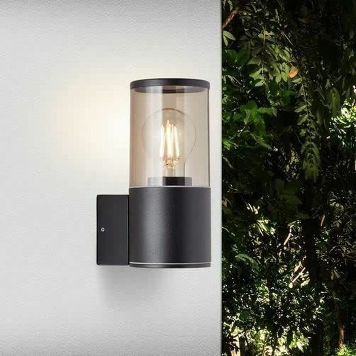 Aplique de Pared Brilliant Sergioro Exterior E27 Negro 20 W - Imagen 4