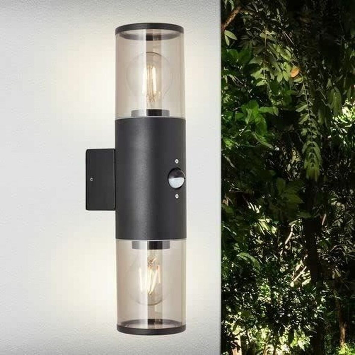 Aplique de Pared Brilliant Sergioro Exterior Detector de Movimiento Negro 20 W - Imagen 4