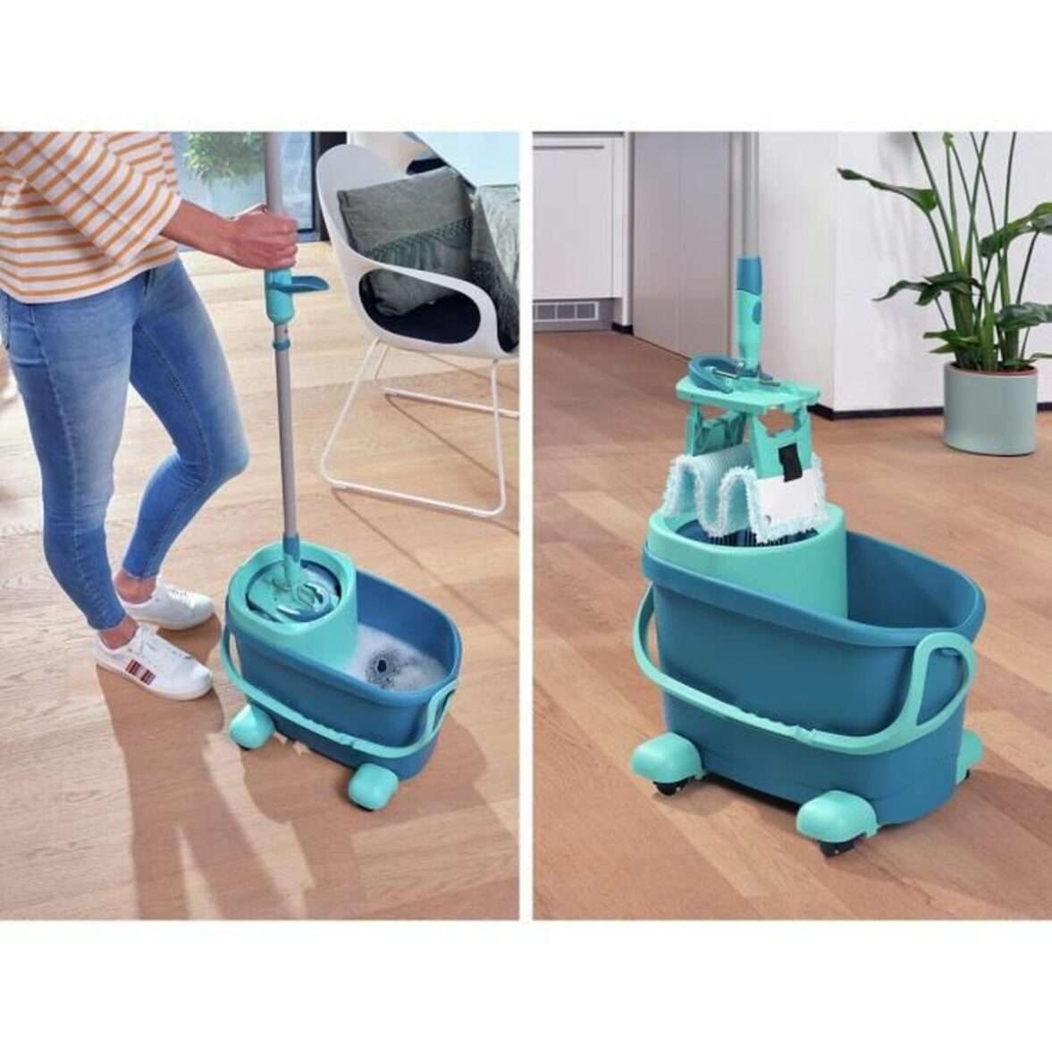 Mopa Fregona con Cubo Leifheit 52121 6 L - Imagen 6