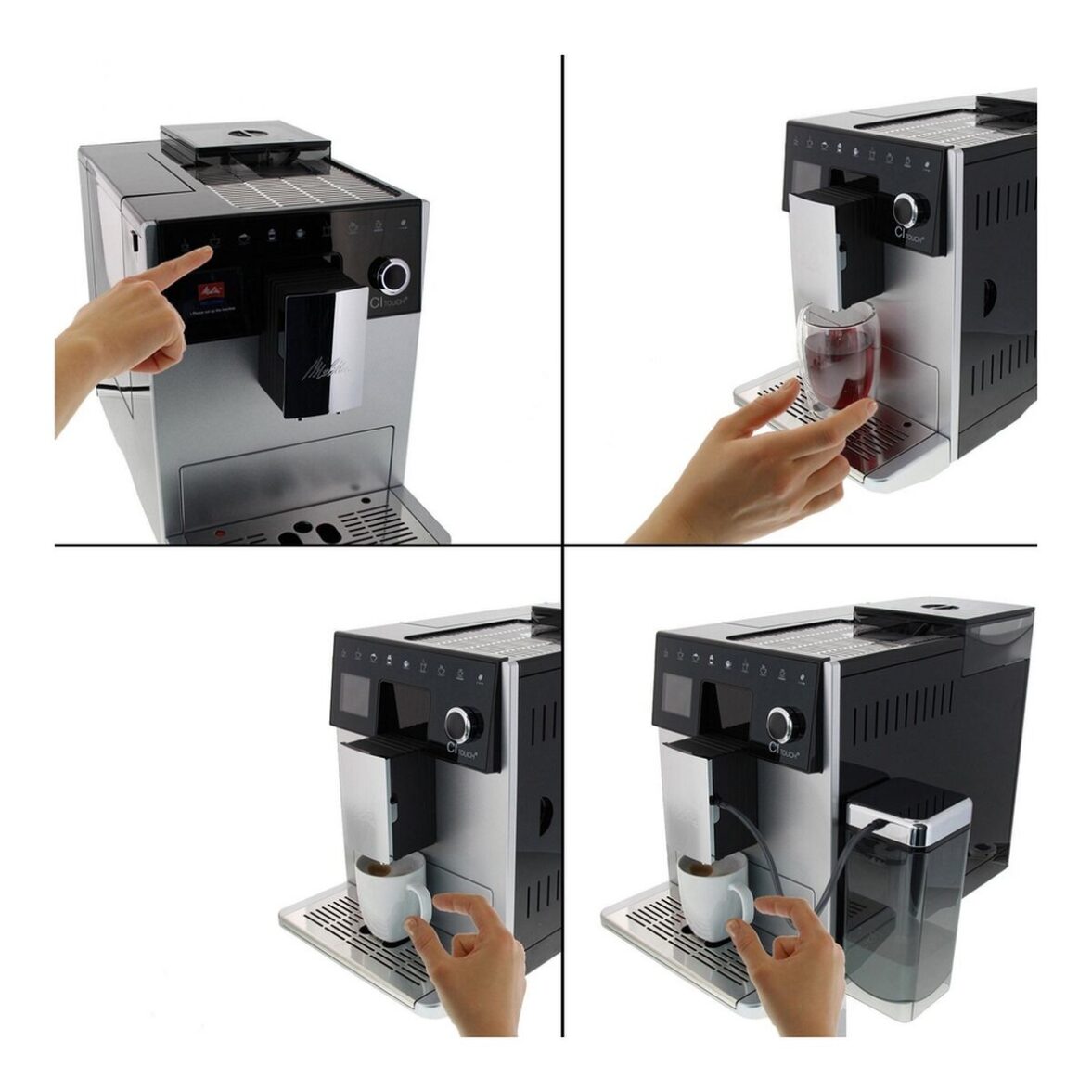 Cafetera Superautomática Melitta F 630-101 1400W Plateado 1400 W 15 bar 1,8 L - Imagen 9