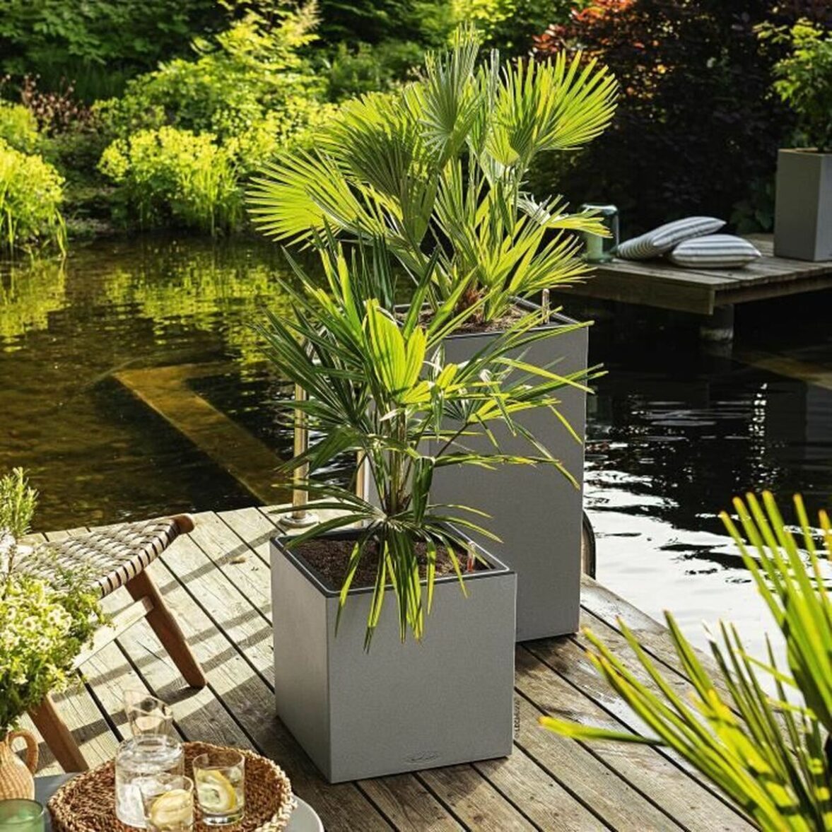 Maceta Lechuza 76 x 40 x 10 cm Gris (1 unidad) - Imagen 5