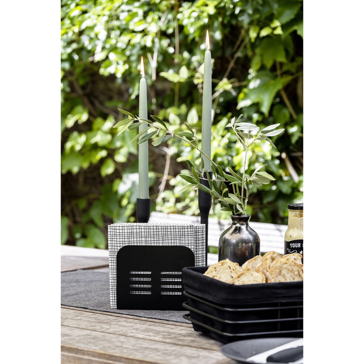 Servilletero Wenko Baco 55025100 Negro Metal - Imagen 4