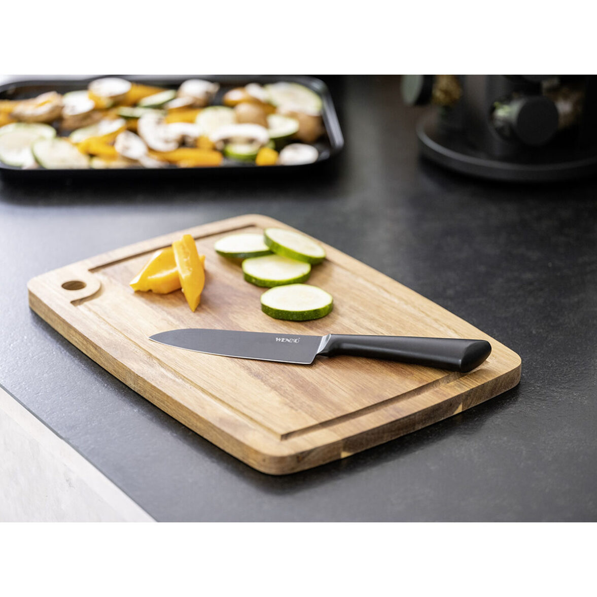 Cuchillo de Cocina Wenko Ace 55057100 Mediano 12,5 cm Negro - Imagen 3