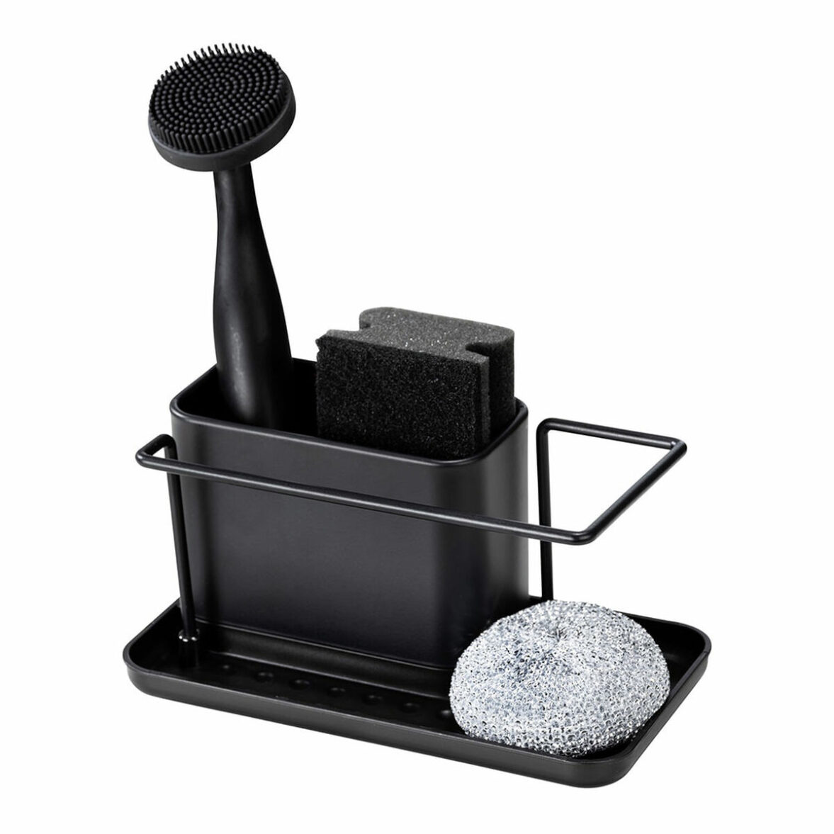 Organizador de fregadero Wenko Orio 55078100 Negro - Imagen 3