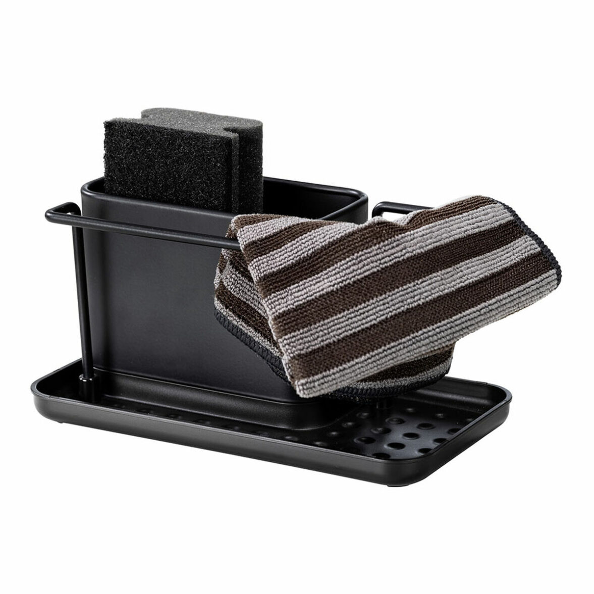 Organizador de fregadero Wenko Orio 55078100 Negro - Imagen 4