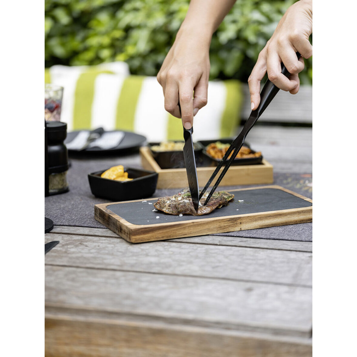 Cuchillo Santoku Wenko Ace 55056100 17,5 cm Negro - Imagen 3