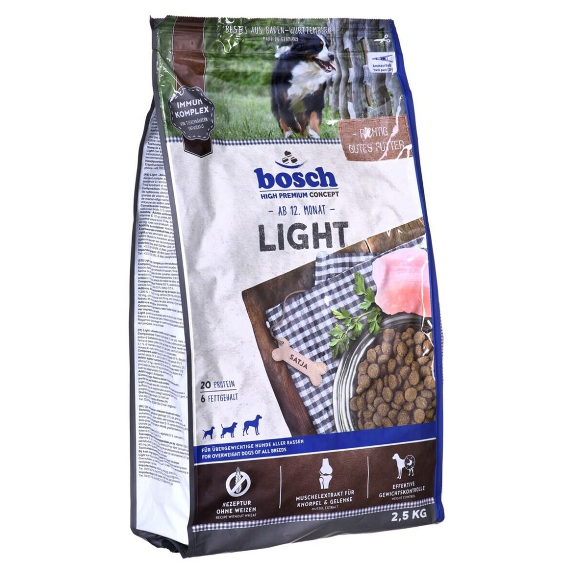 Pienso BOSCH LIGHT Adulto Pollo Aves 2,5 kg