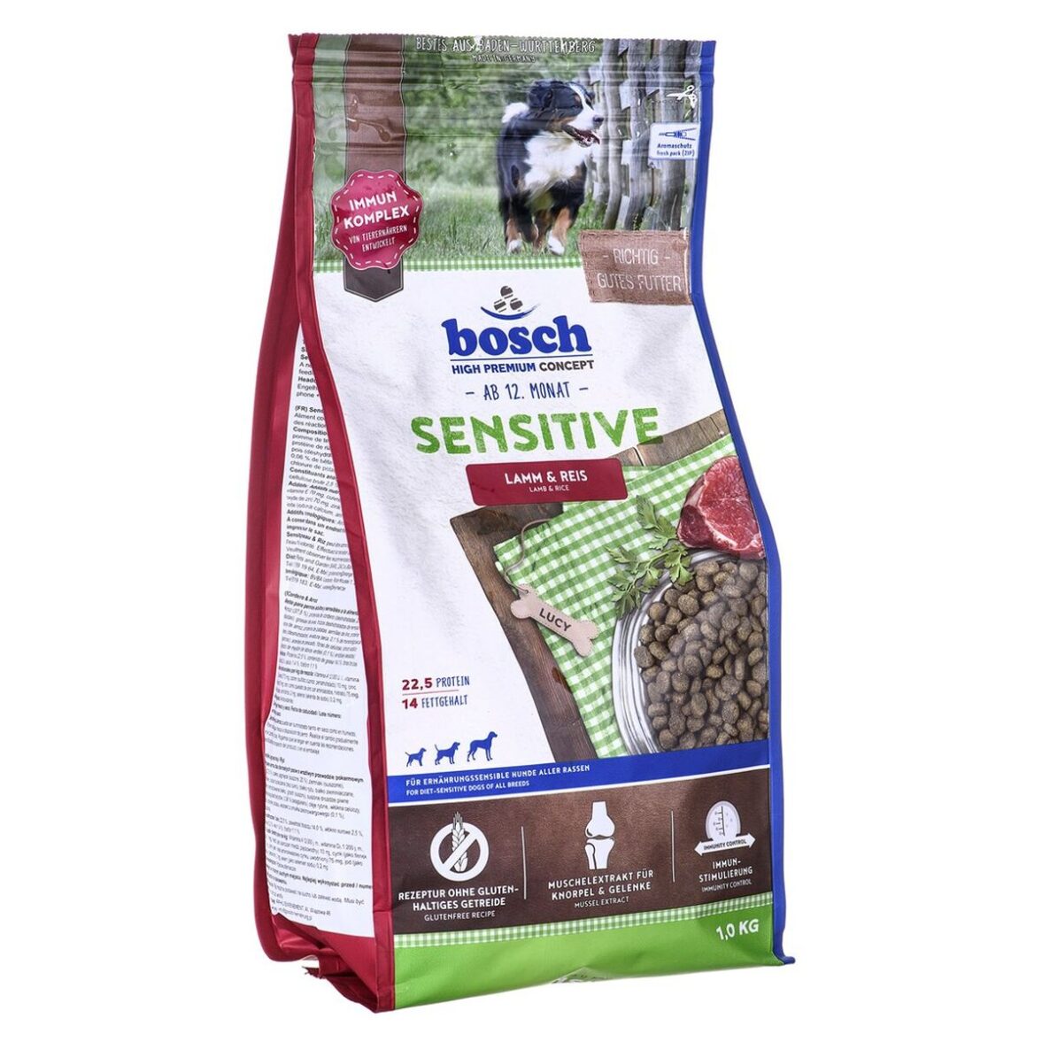 Pienso BOSCH Adulto Cordero Arroz 1 kg