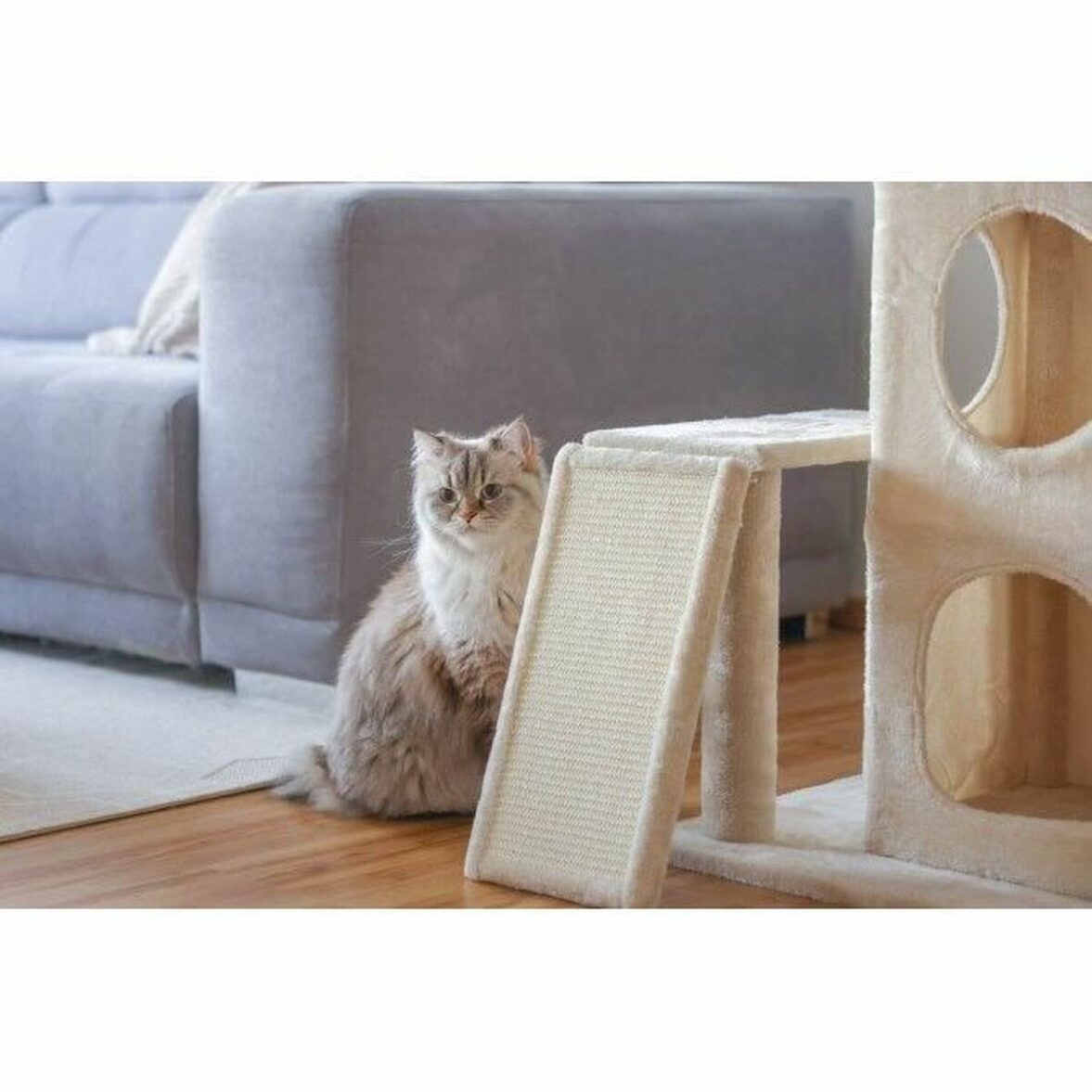 Árbol rascador para gatos Kerbl Beige - Imagen 4