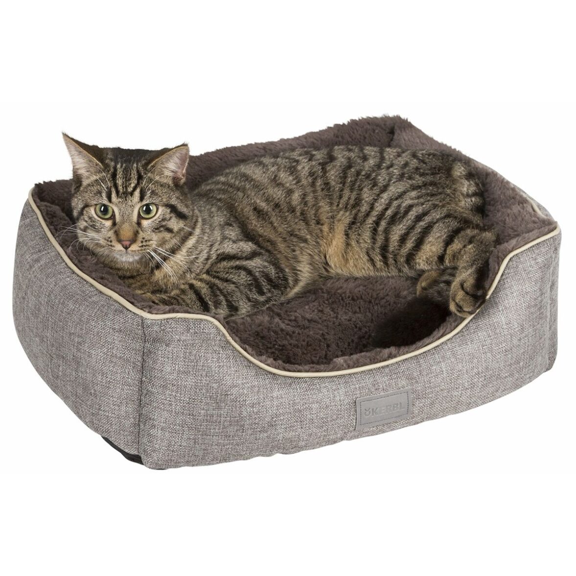 Cama para Perro Kerbl Samuel Gris 50 x 40 x 15 cm - Imagen 5