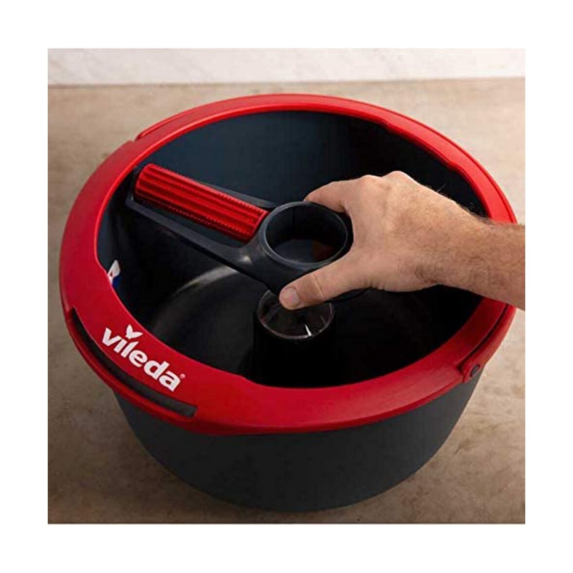 Mopa Fregona con Cubo Vileda Spin & Clean Giratorio Polipropileno - Imagen 5