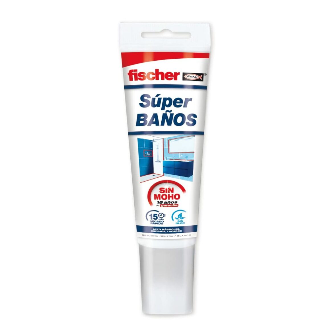 Silicona Fischer Blanco 100 ml - Imagen 3