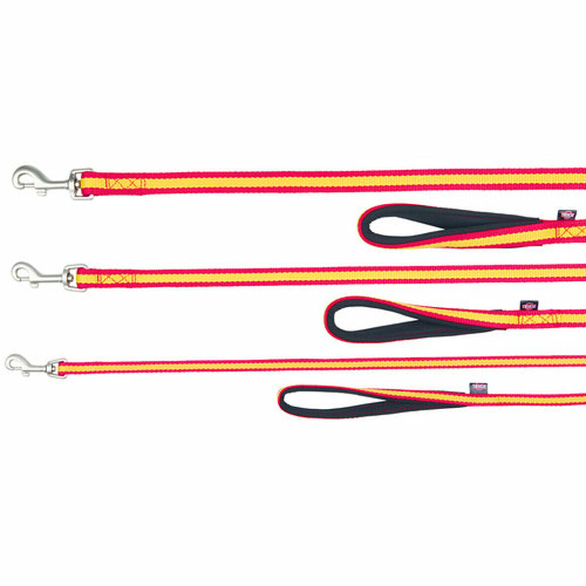 Correa para Perro Trixie Amarillo Rojo 1,2 m - Imagen 3
