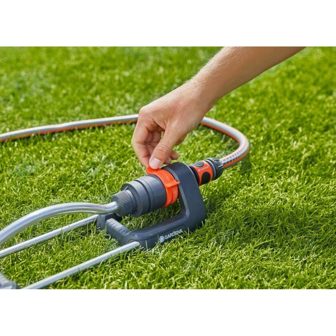 Aspersor de Riego Gardena Aqua S Metal Polipropileno 220 m² - Imagen 6