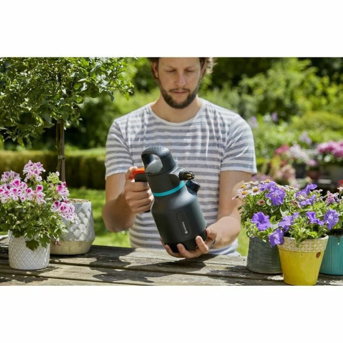 Pulverizador a Presión para Jardín Gardena 1,25 L - Imagen 3