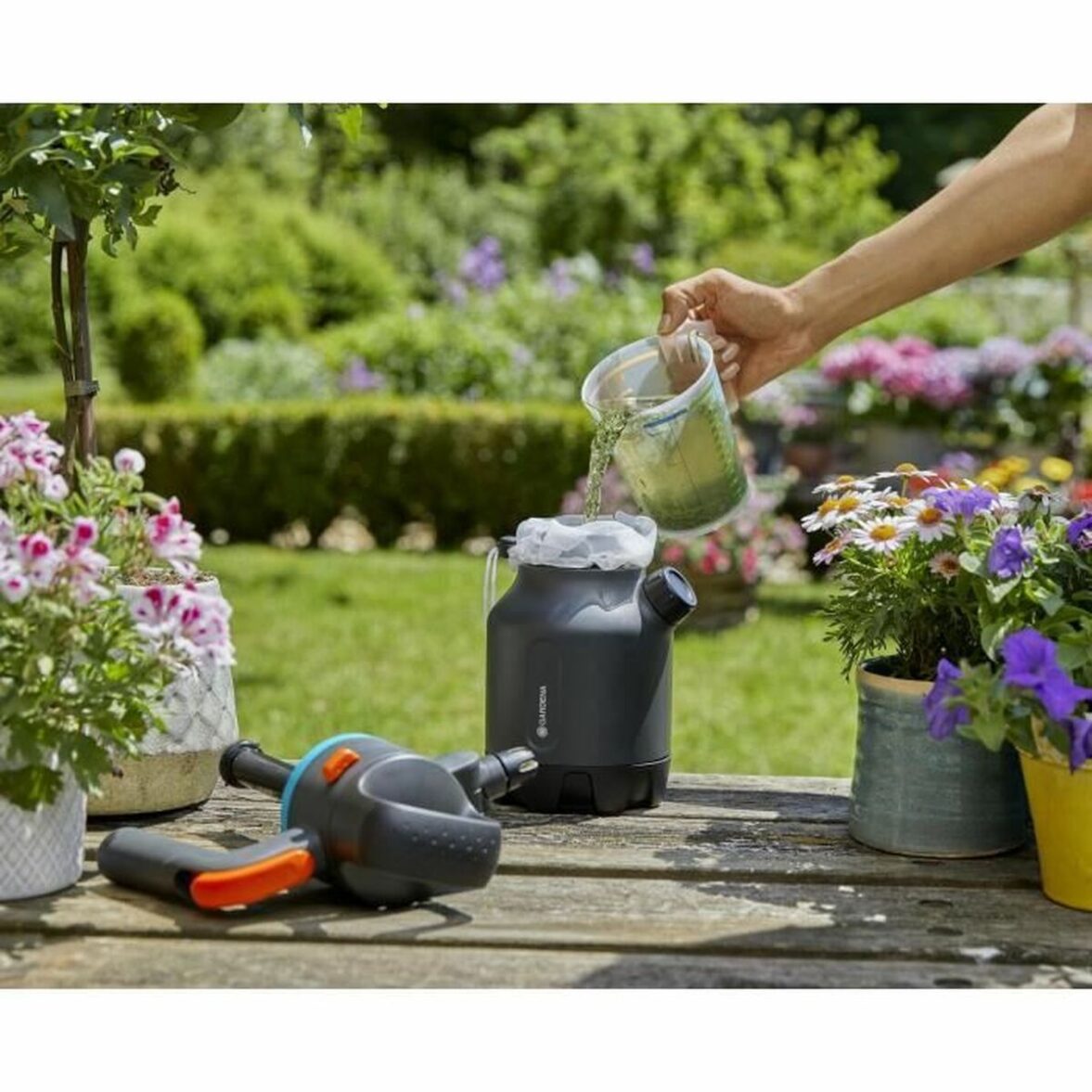 Pulverizador a Presión para Jardín Gardena 1,25 L - Imagen 5