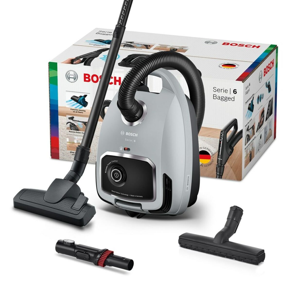 Aspiradora con Bolsa BOSCH BGB6X330 Negro Gris 600 W - Imagen 5