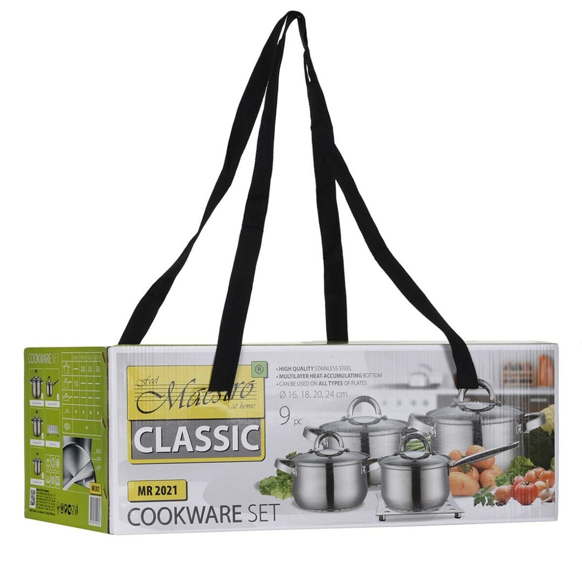 Batería de Cocina Feel Maestro MR-2021 Acero - Imagen 6
