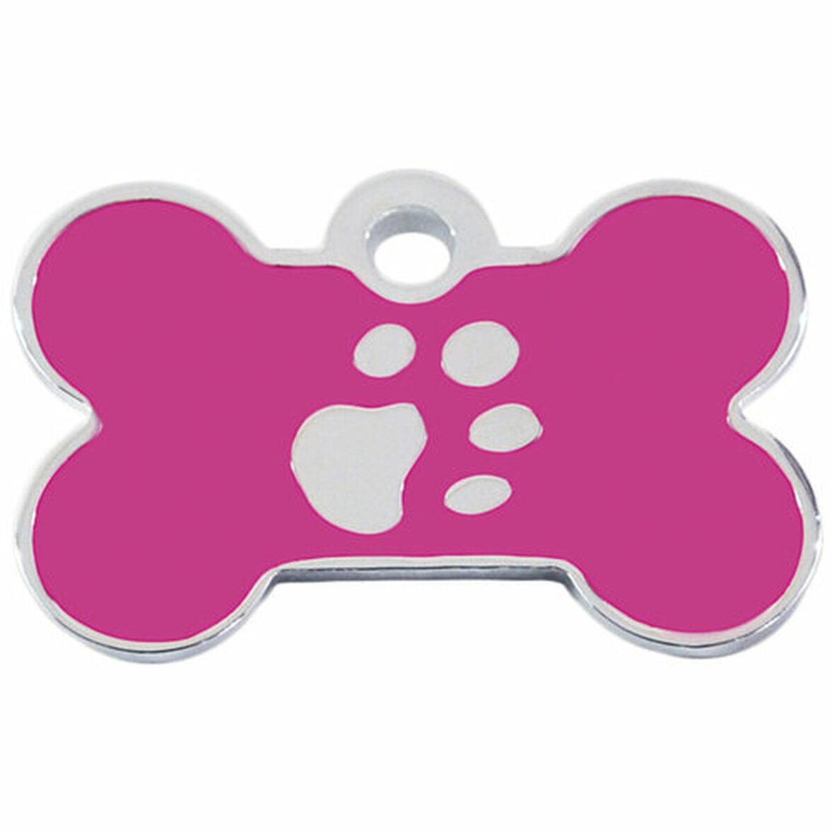 Placa identificativa Imarc Bone Rosa Plateado - Imagen 3
