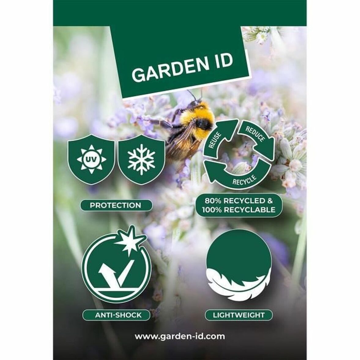 Maceta Garden ID Fancy Azul 40 x 58 cm - Imagen 5