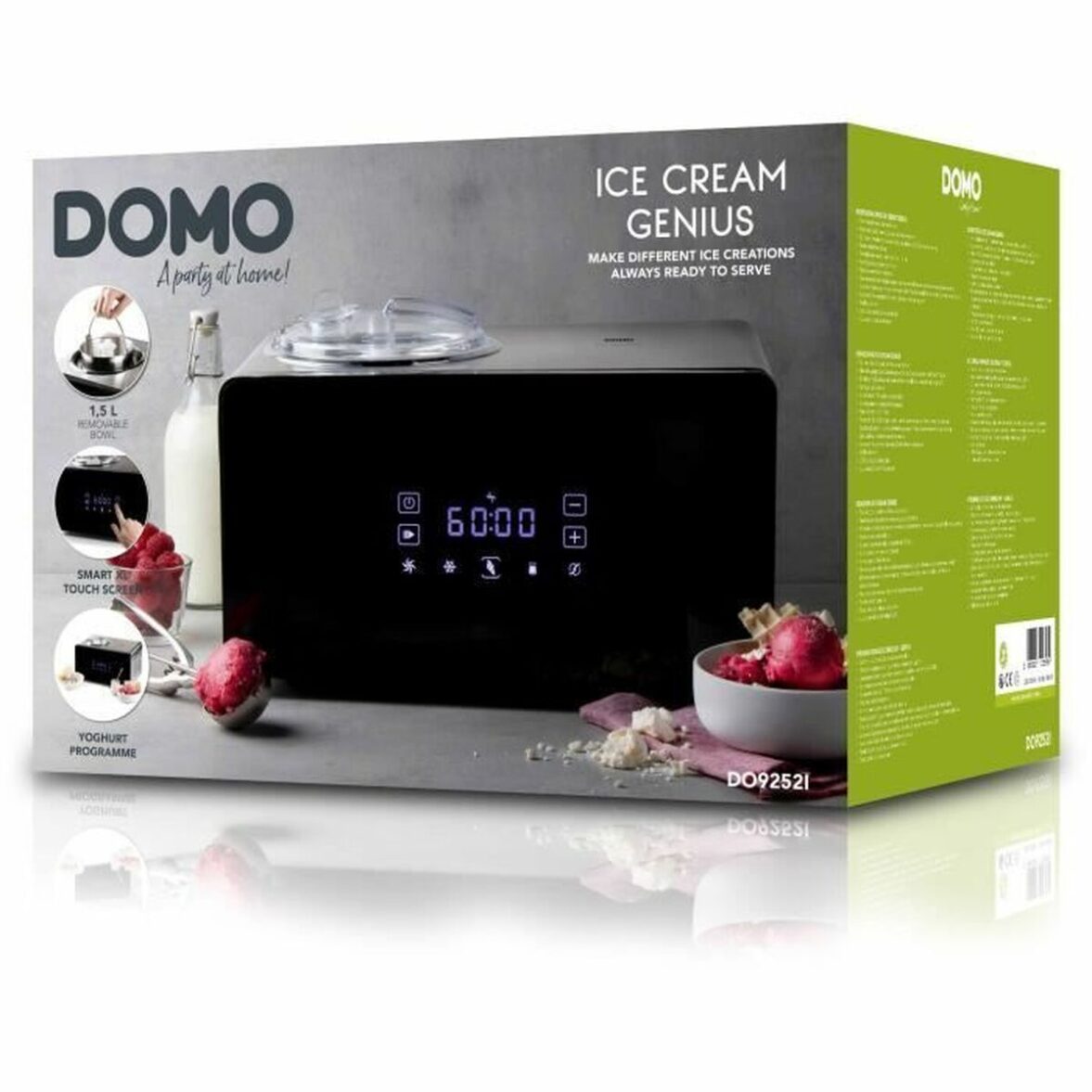 Heladera DOMO Do92521 Acero Inoxidable - Imagen 5
