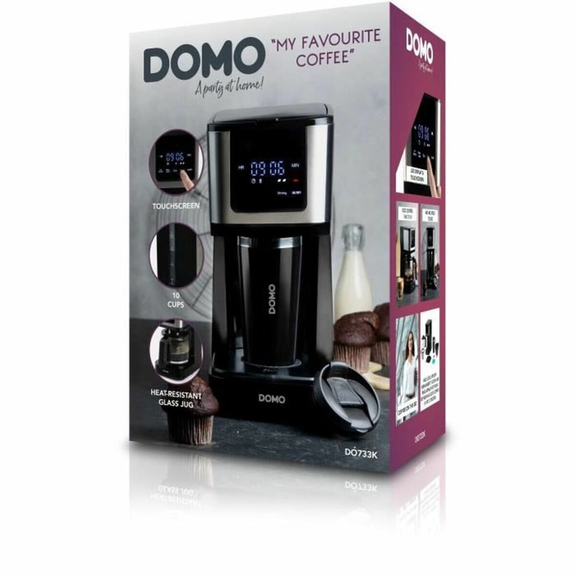 Cafetera de Goteo DOMO DO733K - Imagen 7
