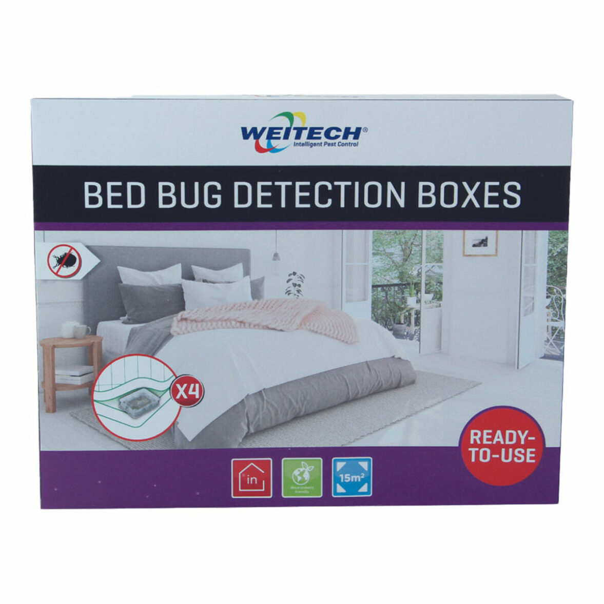 Trampa para insectos Weitech Chinches 4 Unidades - Imagen 3