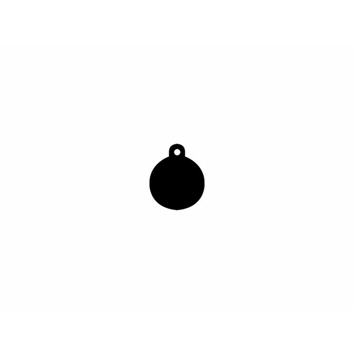 Placa identificativa Imarc Circle Negro