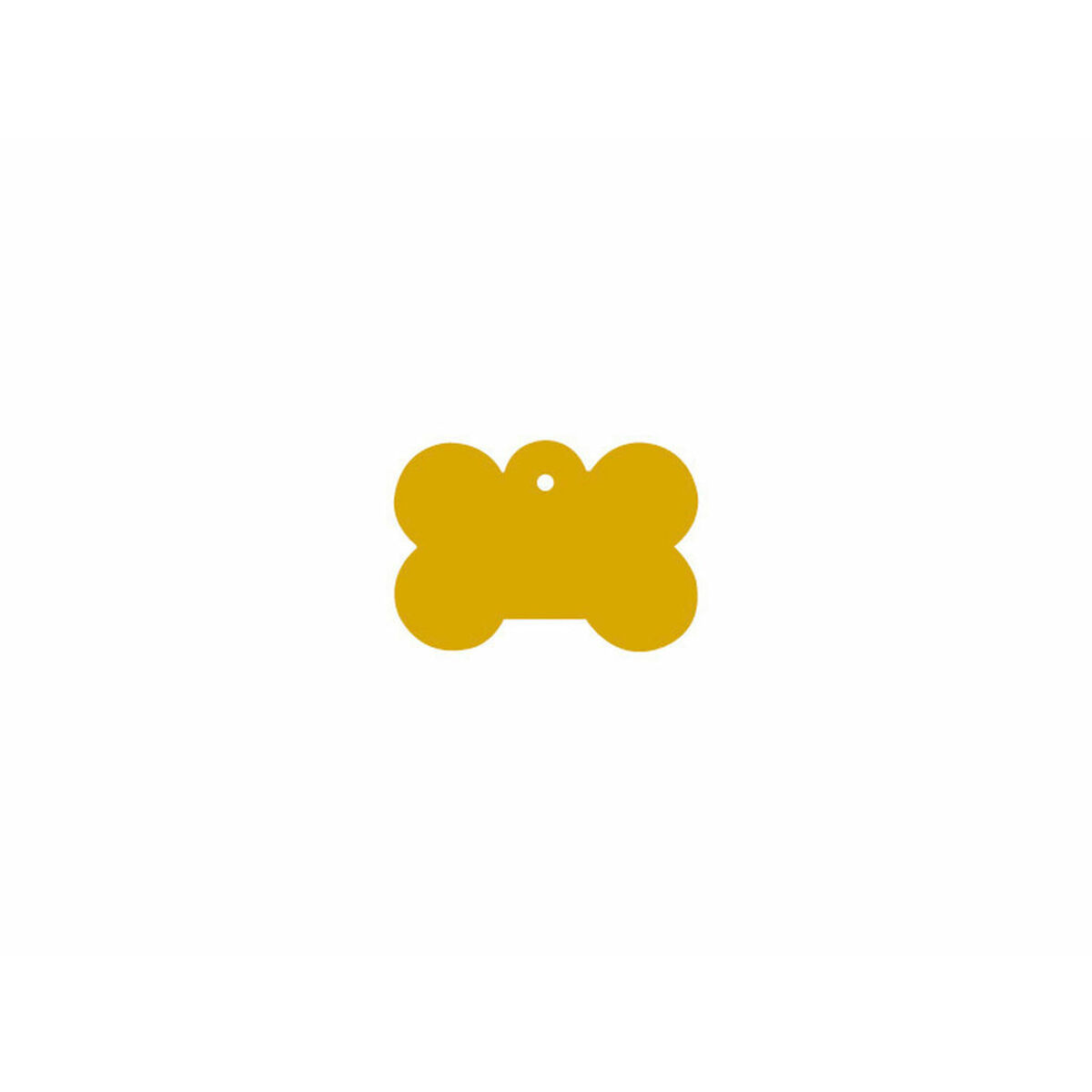 Placa identificativa Imarc Bone Amarillo Dorado