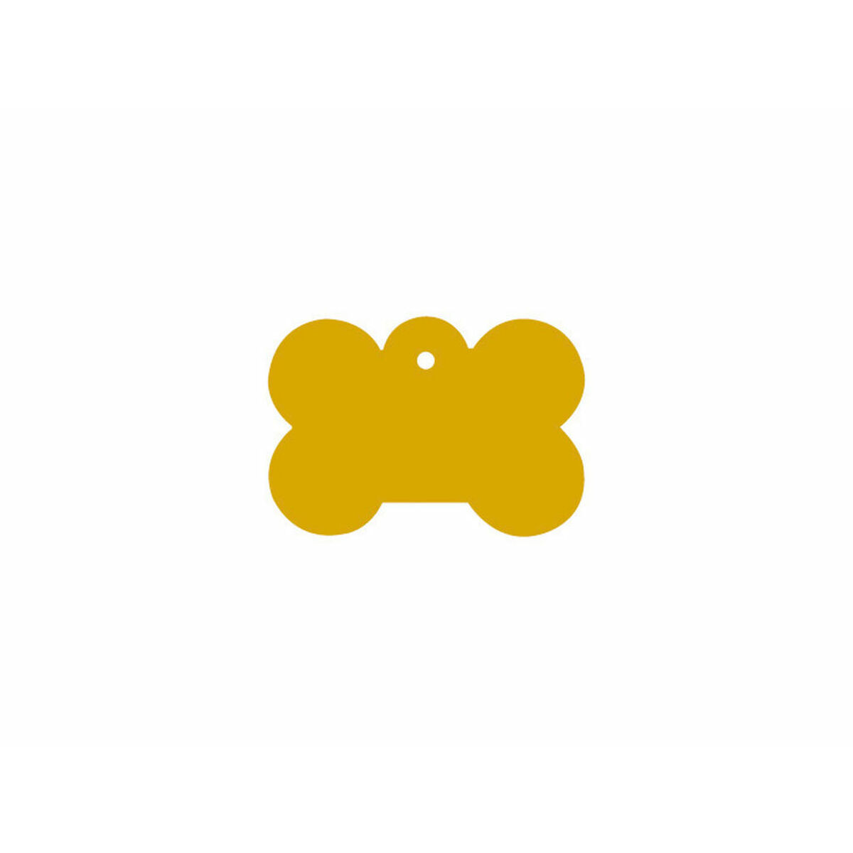 Placa identificativa Imarc Bone Amarillo Dorado