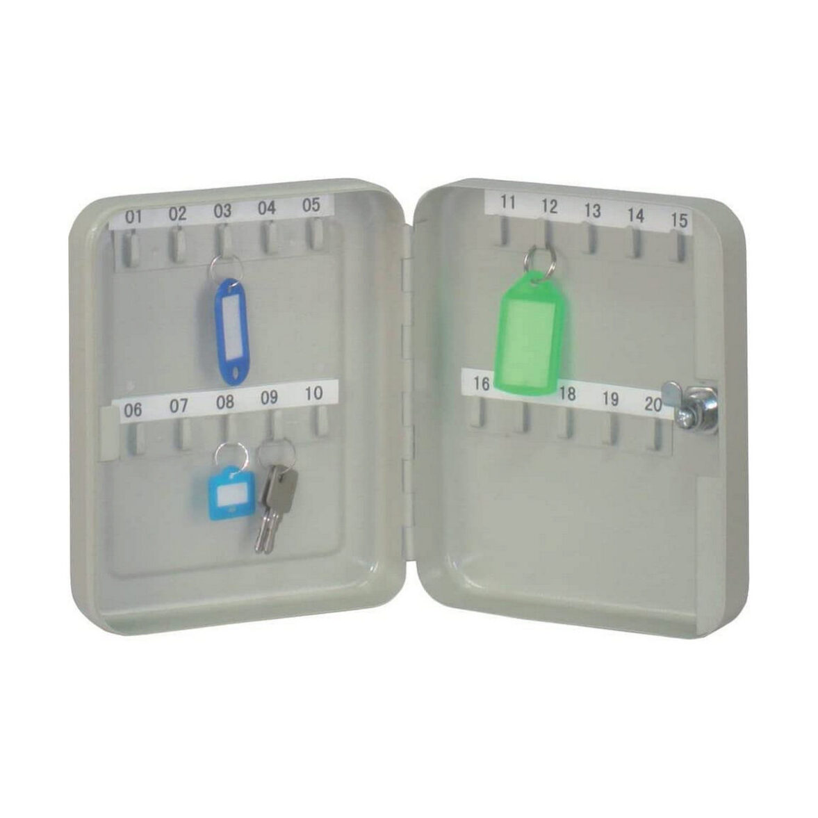 Armario de llaves Q-Connect KF02605 Gris claro - Imagen 3
