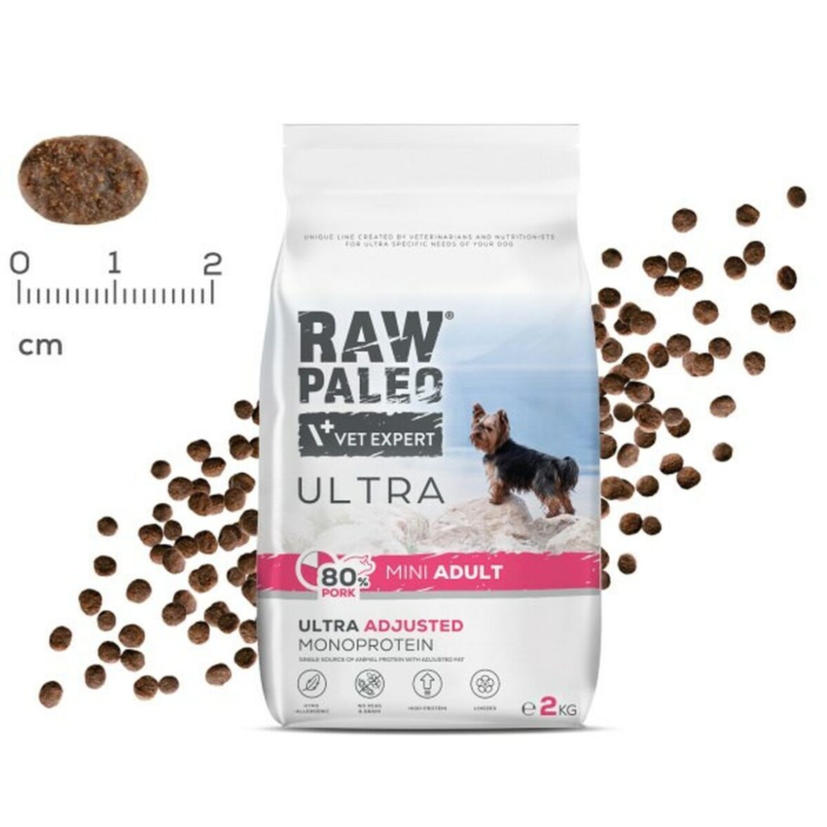 Pienso VETEXPERT Ultra Pork Mini Adult Cerdo 2 Kg - Imagen 4