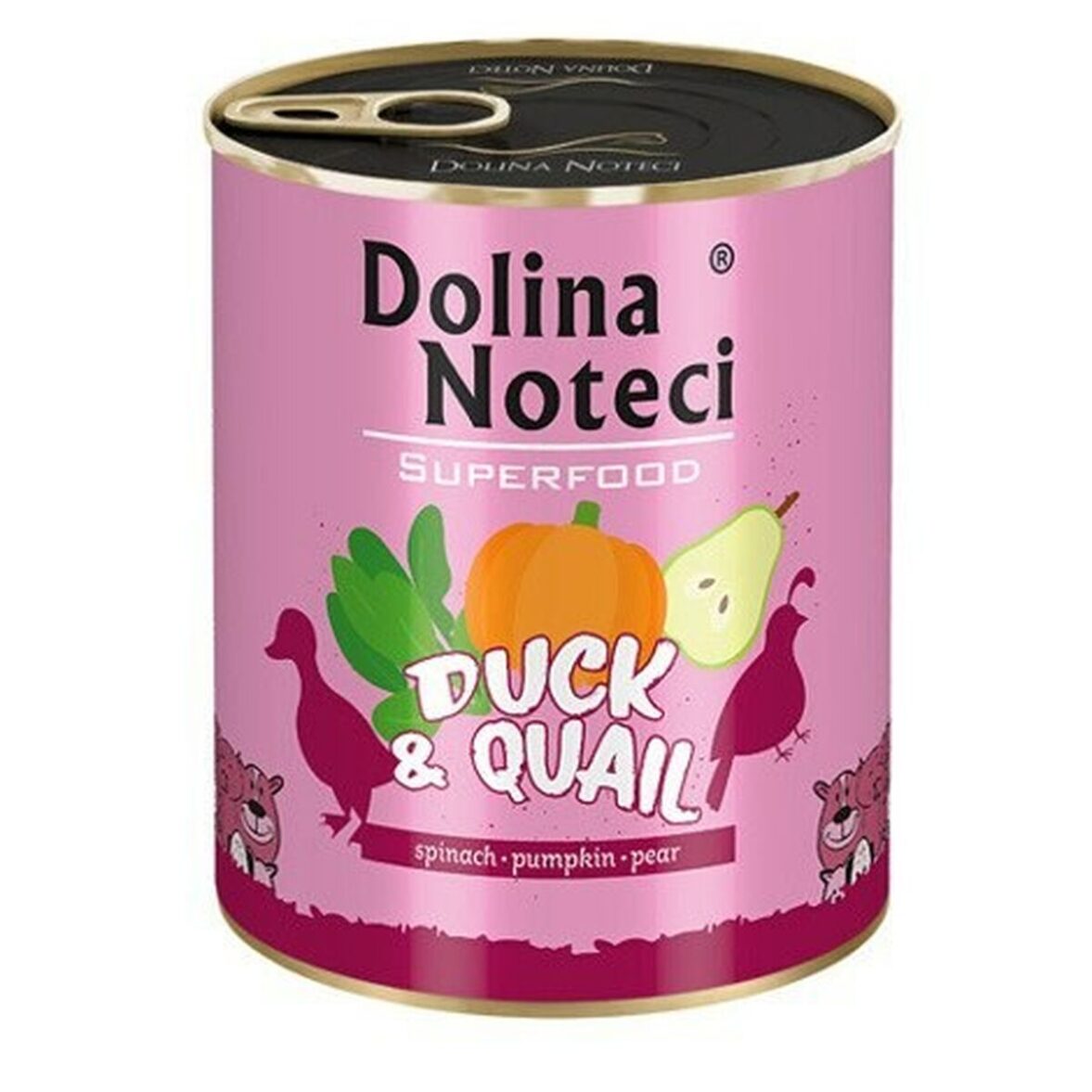 Comida húmeda Dolina Noteci Superfood Pato Aves 800 g