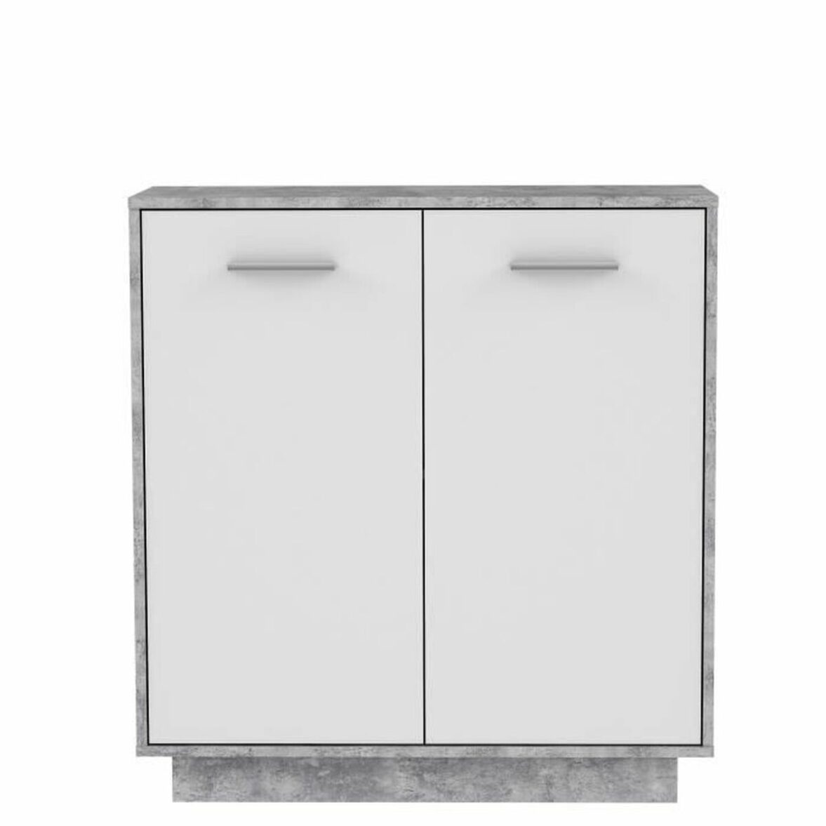 Mueble de almacenaje Madera Gris claro Blanco (88,9 x 34,2 x 88,1 cm) - Imagen 4