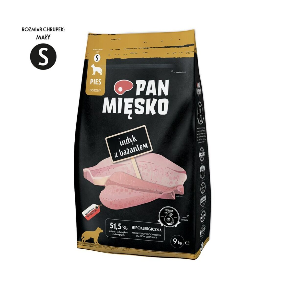 Pienso PAN MI?SKO XS Pavo 9 kg